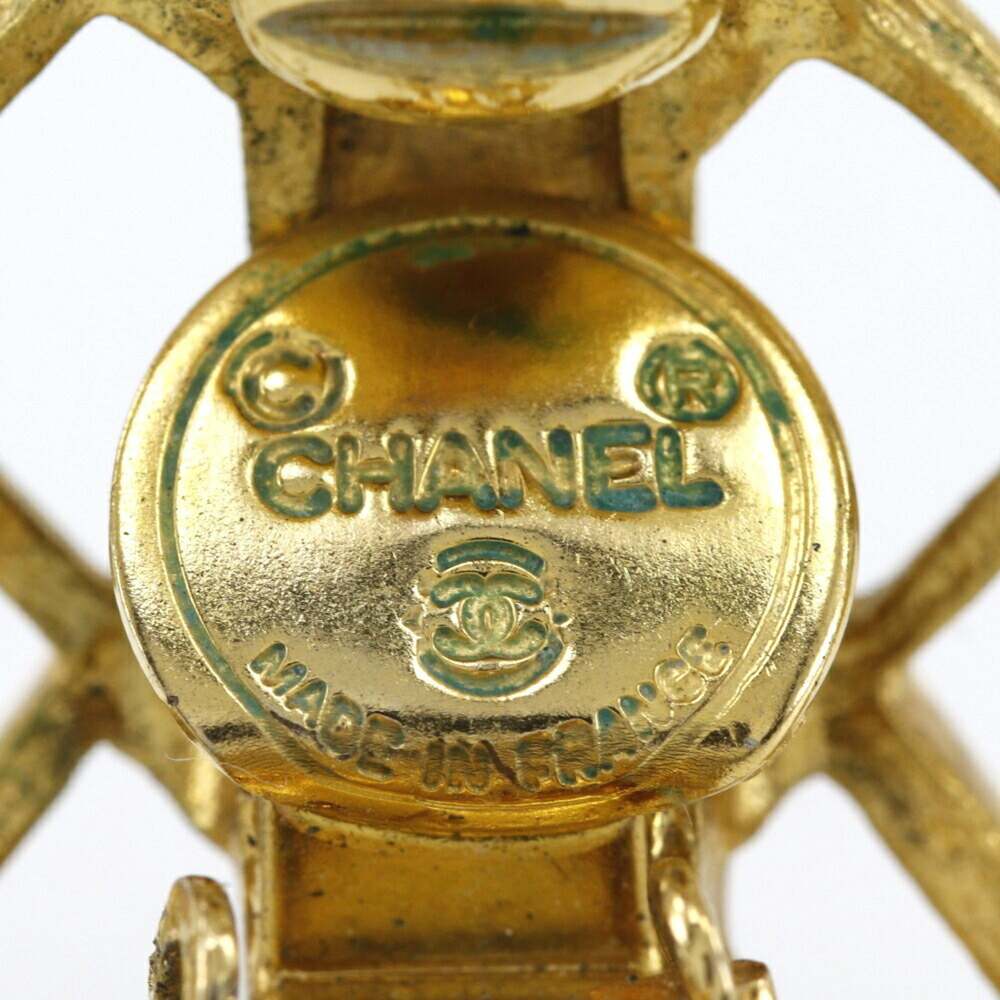 Chanel Earrings Gold-Tone Metal #228778C12B - Picture 6 of 6